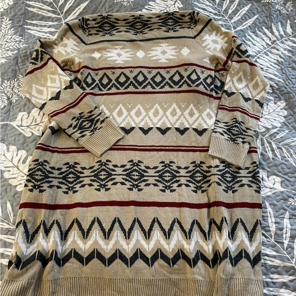 NWT women’s large It’s Our Time dry desert combo cardigan - Picture 5 of 5